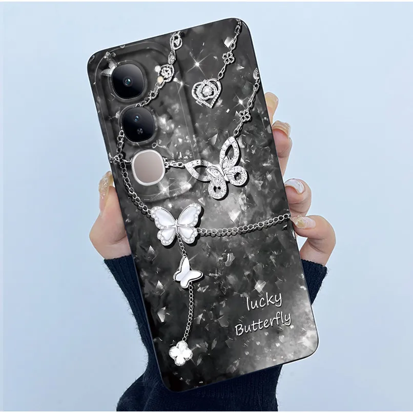 Fashion Simplicity Flower Soft Liquid Silicone Phone Case Cover