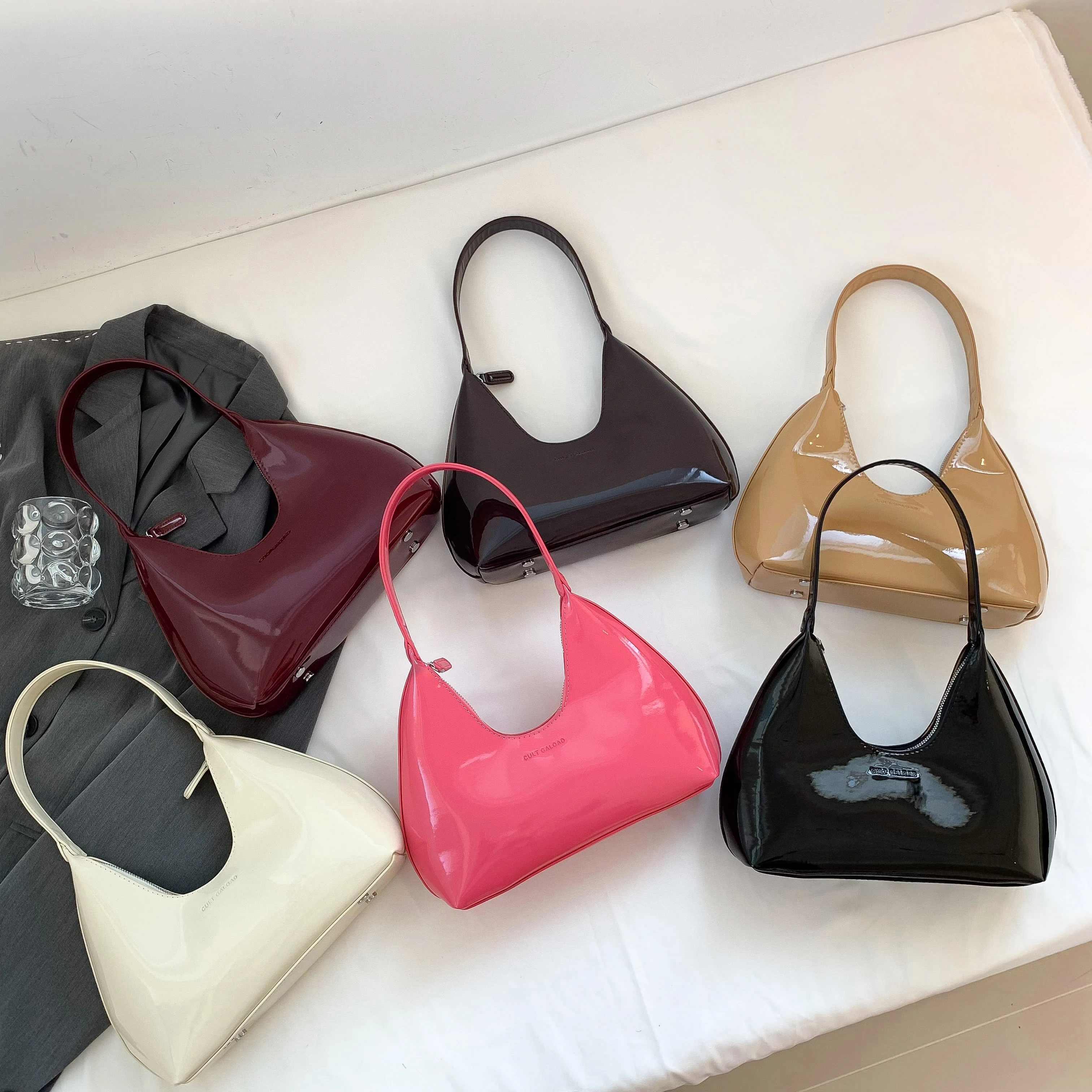 This Is a Patent Leather Shoulder Bag, Fashionable and High-quality Trend,  Suitable for Hoing Out Shopping and Dating - AliExpress