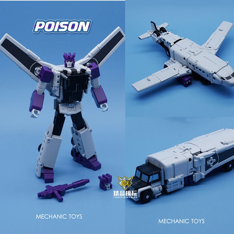 

В наличии MFT MS-18 металлическое небо MS-27 яд Octane MS-28 Thunderbplt Blitzwing MS-18C три воина экшн-фигурка робота с коробкой