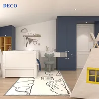 Meubles de chambre d'enfant personnalisés, joli décor de garde-robe, ensemble complet de garde-manger pour chambre d'enfant 3