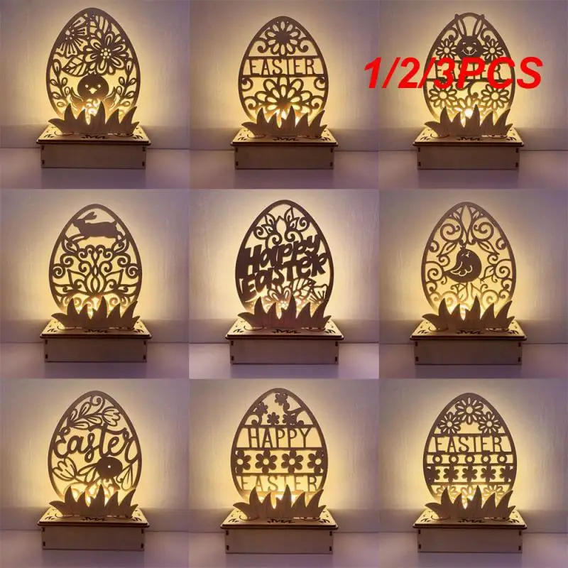 

1/2/3 шт., светящиеся яйца кролика, 18 см