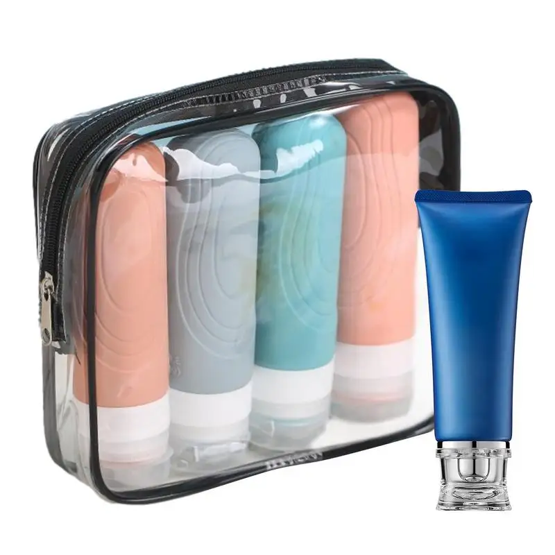 

Silicone Travel Bottles Silicone Containers For Toiletries Travel Size Bottles Refillable Liquid Travel Accessories Skincare