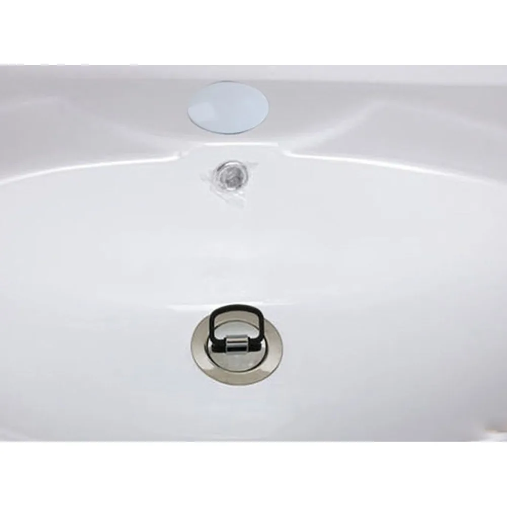 Tap Hole Stopper Hole Cover Blanking Plate Plug Kitchen Sink Tap Basin 16 To 35mm Overflow Holes ABS Plastic 49mm