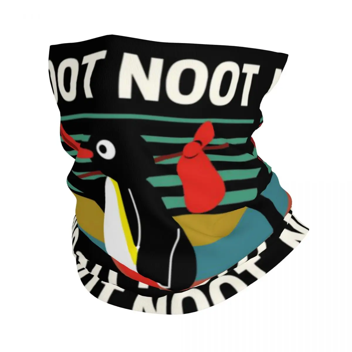 

Noot Noot Pingu Penguin Meme Bandana Neck Gaiter Printed Funny Cartoon Mask Scarf Cycling Scarf Cycling Unisex Adult Windproof