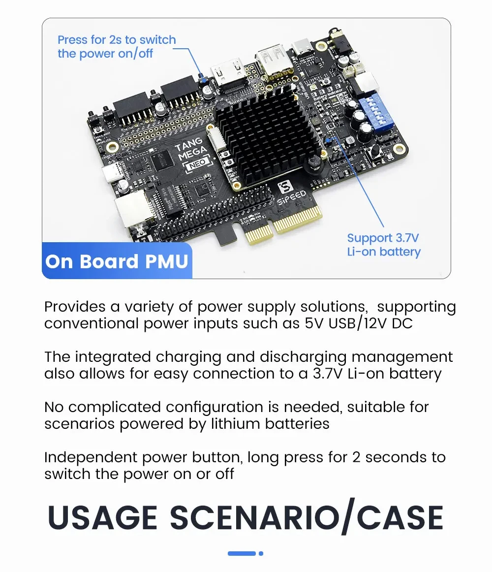 Sipeed Tang Mega 138K / 60K Dock GOWIN GW5AST RISC-V FPGA Development Board Larg