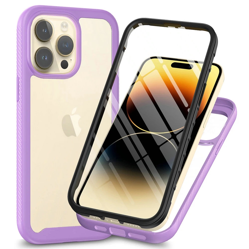 2024 Paraurti Pellicola Anteriore 360 Proteggi Hard Coque Per Iphone 7 8 X Xs Xr X 11 12 13 14 15 Pro Max 14 Plus 13 Mini 12 Se Antiurto C