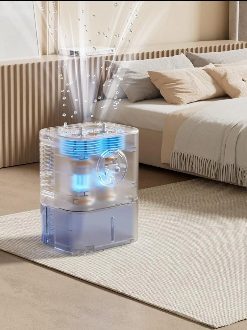 كتم مزيل الرطوبة المنزلية إزالة الرطوبة غرفة نوم م...