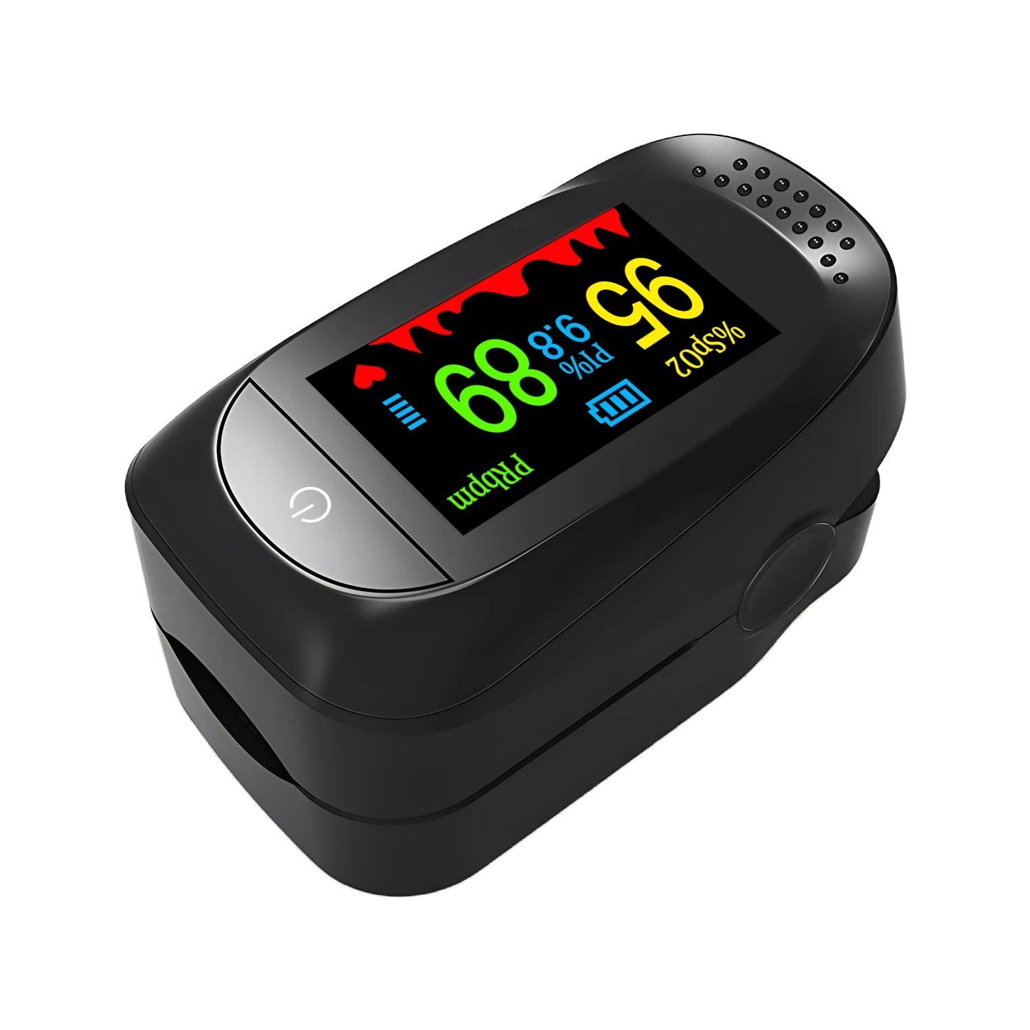 Finger Pulse Oximeter Finger Pulse Oximeter LED Blood Oxygen Saturation Heart Rate Monitor Oxymeters Medical With Digital Display Oximeter