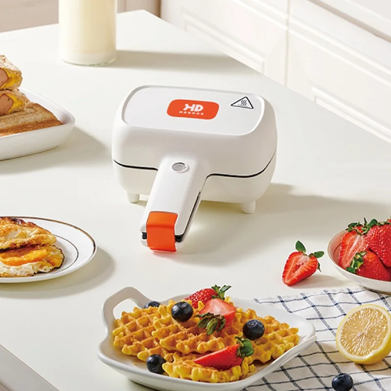 500W Sandwichc Machine Mini Panini Light Food Breakfast Machine Non-Stick Double-sided Heating Toaster Hot Dog Machine 220V 2
