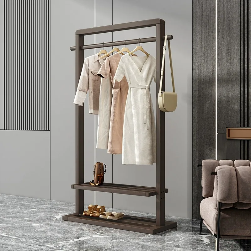

Corner Shelves Clothes Rack Organizer Standing Display Modern Hanging Clothes Racks Living Room Port A Manteau Home Decoration