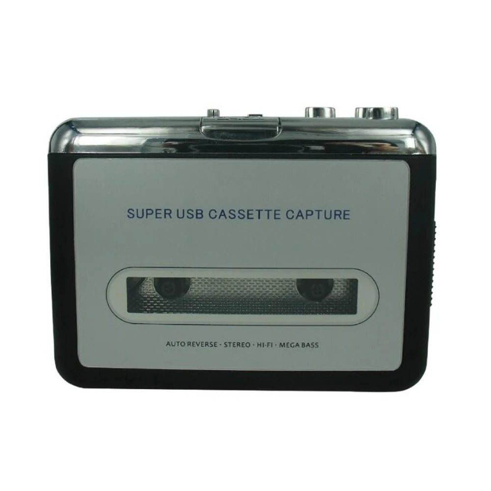Cassette Player USB Cassette to MP3 Converter Capture Audio Music Player Convert Music On Tape to Computer Laptop Mac OS CREZ218
