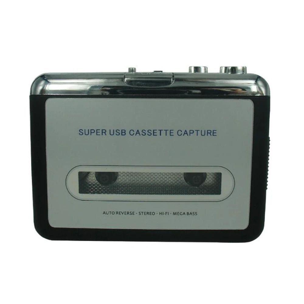 Cassette Player USB Cassette to MP3 Converter Capture Audio Music Player Convert Music On Tape to Computer Laptop Mac OS S01