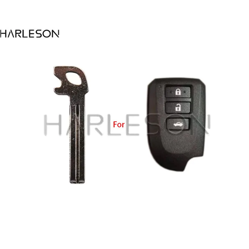 Smart car key blade Fit For Toyota Yaris Yarisl Verso Vios Smart Keyless Remote Key  Emergency Key