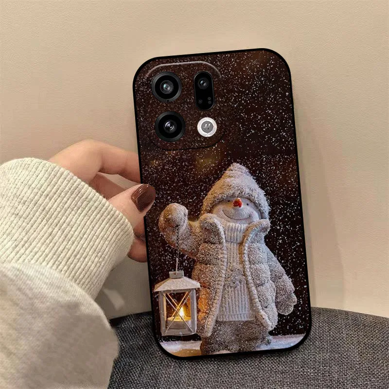 Festive Shockproof Christmas Phone Case - Soft Silicone TPU Cover