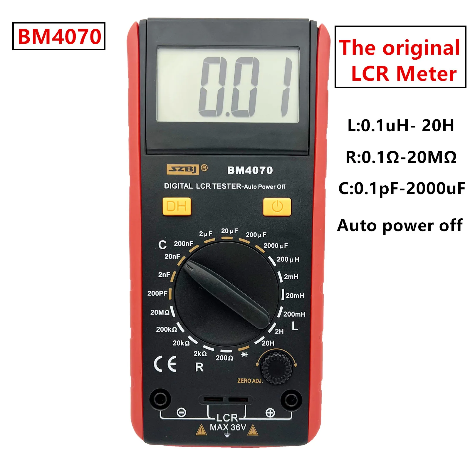 BM4070 LCR Meter LCR Multimeter Tester Digital Inductance Capacitance Resistance Meter with LCD Over-Range Display digital multimeter,multimeter tester