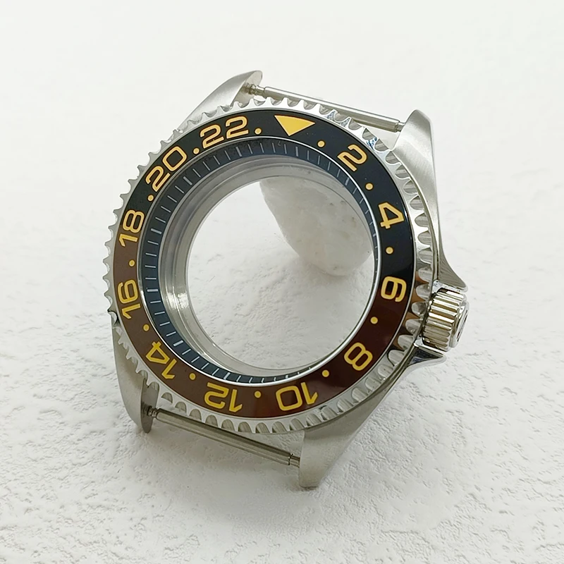 42 mm SKX007 Uhrengehäuse, transparente Rückseite, passend für NH35 NH36 7S 4R35 Uhrwerk, Kuppel, Saphirglas, Herren-Taucheruhrengehäuse – Detail 13