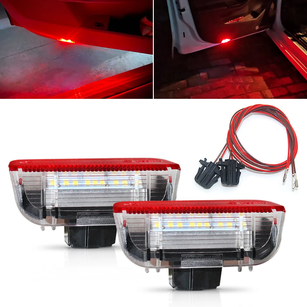 2pcsCarDoorLEDLightAutoAccessoriesForVWPASSATB6B7B8CC