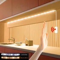 Smart Led Strip Light USB 5V Motion Sensor Hand Scan ON OFF Control Backlight Double-sided Tape for TV Kitchen Cabinet Wardrobe 1