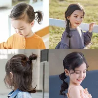 1000Pcs Colorful Disposable Hair Bands Girls Elastic Rubber Band Kids Ponytail Holder Headband Children Hair Accessories 2