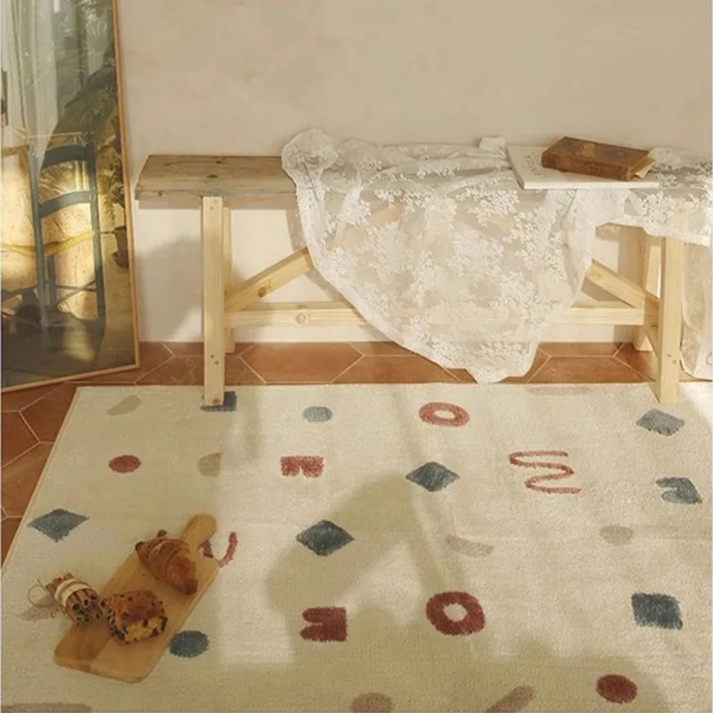 Large Area Living Room Carpet Cute Ins Simple Style Bedroom Bedside Rug Thick Plush Sofa Home Decoration Coffee Table Mats Ковер - Image 2