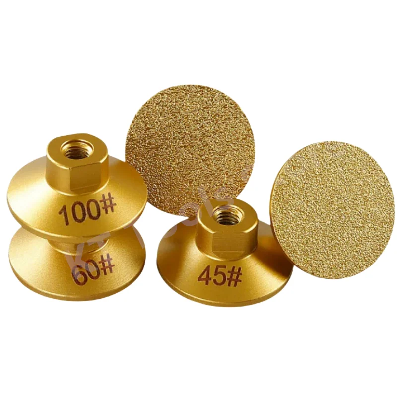 2Inch 50mm Brazed Flat Grinding Head Abrasive Sanding Tools Marble Granite Quartz Cobblestone Stone Grind Trimming Chamfering