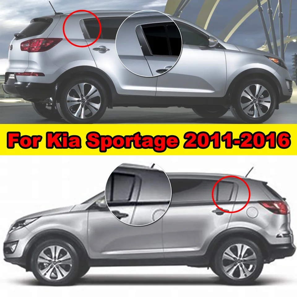 Auto spatlappen voor Kia Sportage 2011 2012 2013 2014 2015 2016, spatlappen spatborden spatbescherming spatbord stofkap auto styling accessoires