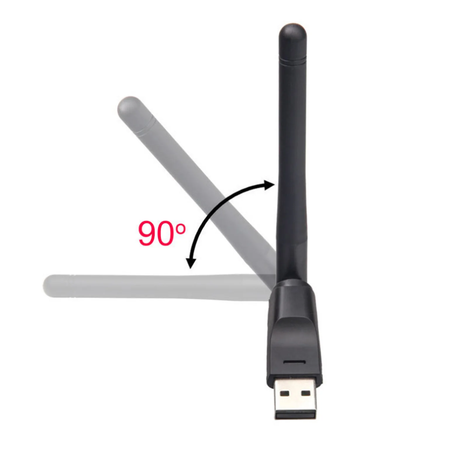 MT7601 USB 무선 네트워크 어댑터 150M WiFi 수신기 DVB-T2 셋톱박스 IPTV 컴퓨터 무선 네트워크 어댑터 7601 칩