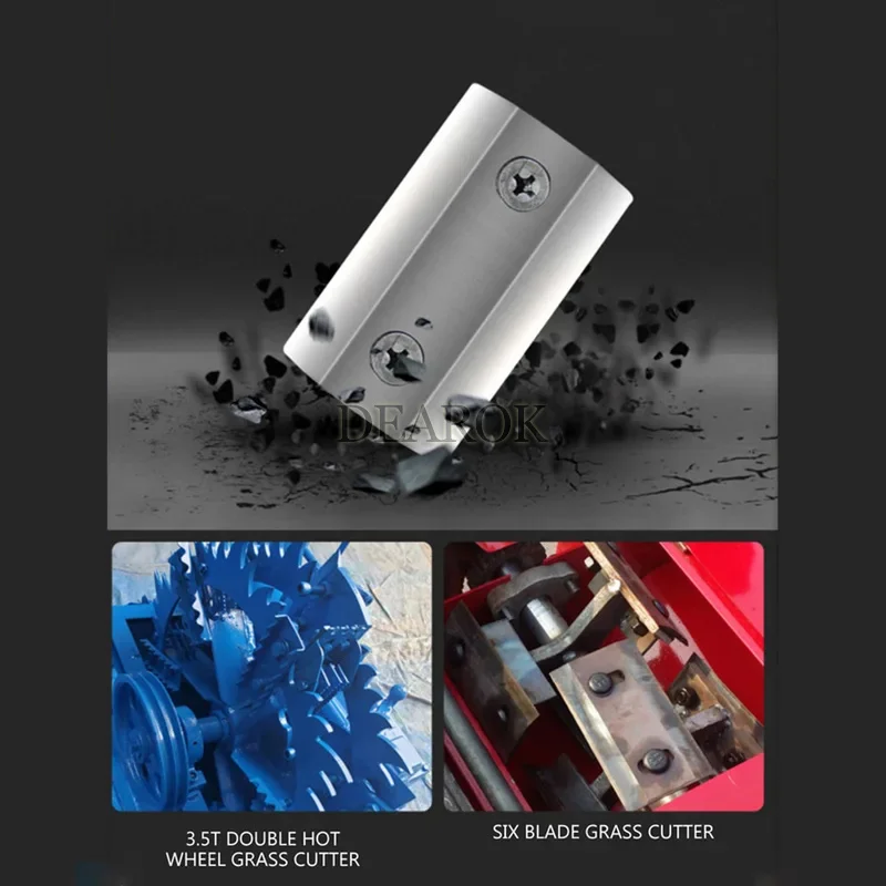 Grass shredder Corn straw crusher For agriculture Grass Cutter Grinder Rubbing Machine Dedicated for Breeding