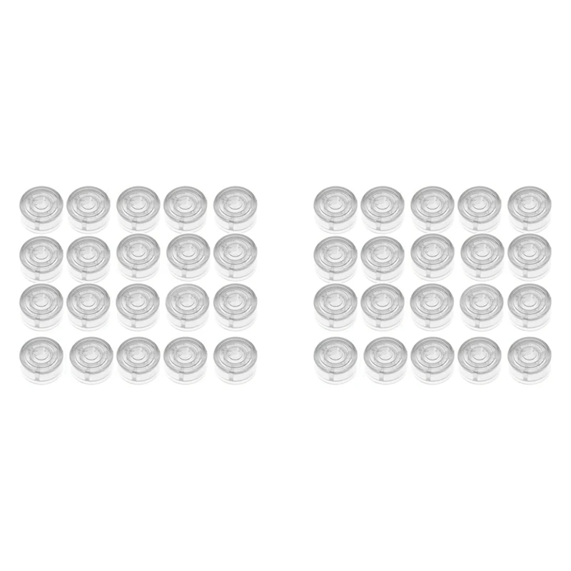 

40PCS/Set Guitar Effect Pedal Footswitch Toppers Foot Nail Cap Protection Cap For Guitar Effect Pedal Protection Cap