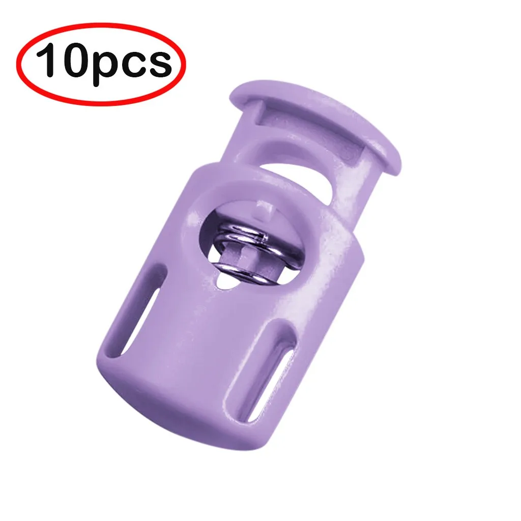 10pcs/pack Cord Lock Toggle Clip Stopper Plastic For Bags/Garments cord lock stopper,cord lock,cord stopper,cord end lock