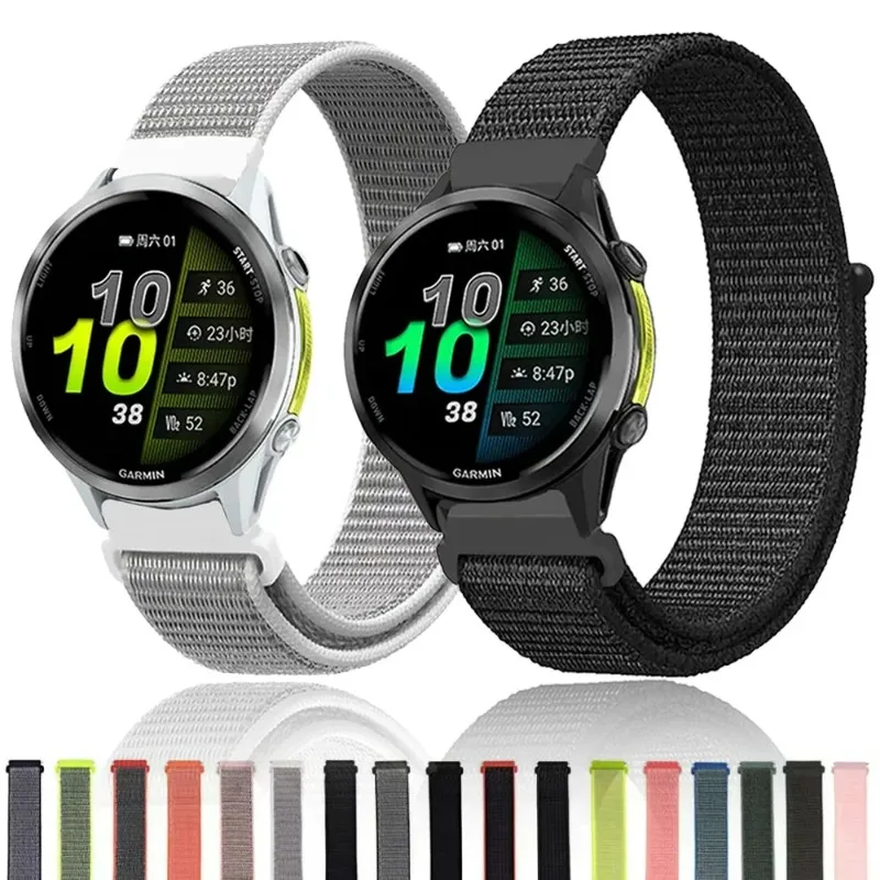 Nylon Sport Strap Bracelet - 20/22mm Adjustable Wristband