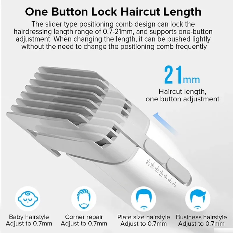 ENCHEN Boost USB Electric Hair Clippers Trimmers for Adults Kids Cordless Rechargeable Hair Cutter Machine Professional Barber 2