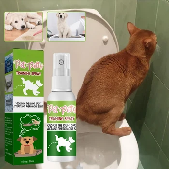 Pet Toilet Training Spray Inducer Dog Poops Cat Pee Positioning fishing Puppy sgabello posizione Indoor Pet Potty Training Spray