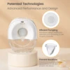 2pcs Wearable Electric Breast Pump Tritan Material  Wireless Breast Pump Silent Milk Extractor BPA-free 3