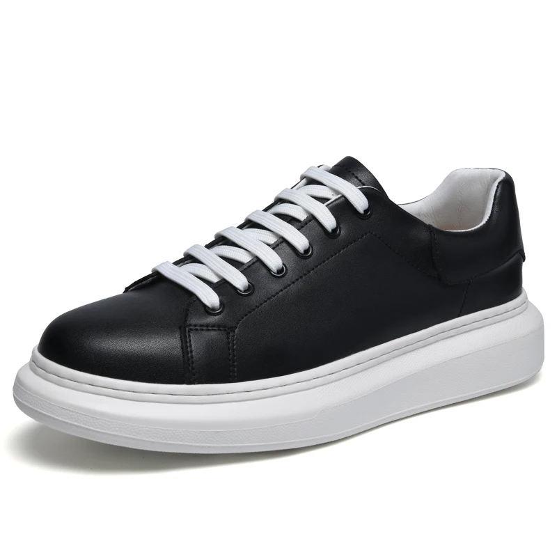 

Women Sneakers shoes for women 2023 White Board Shoes Spring and Autumn Classic Leather Thick Sole Simple Fashion Men's Shoes