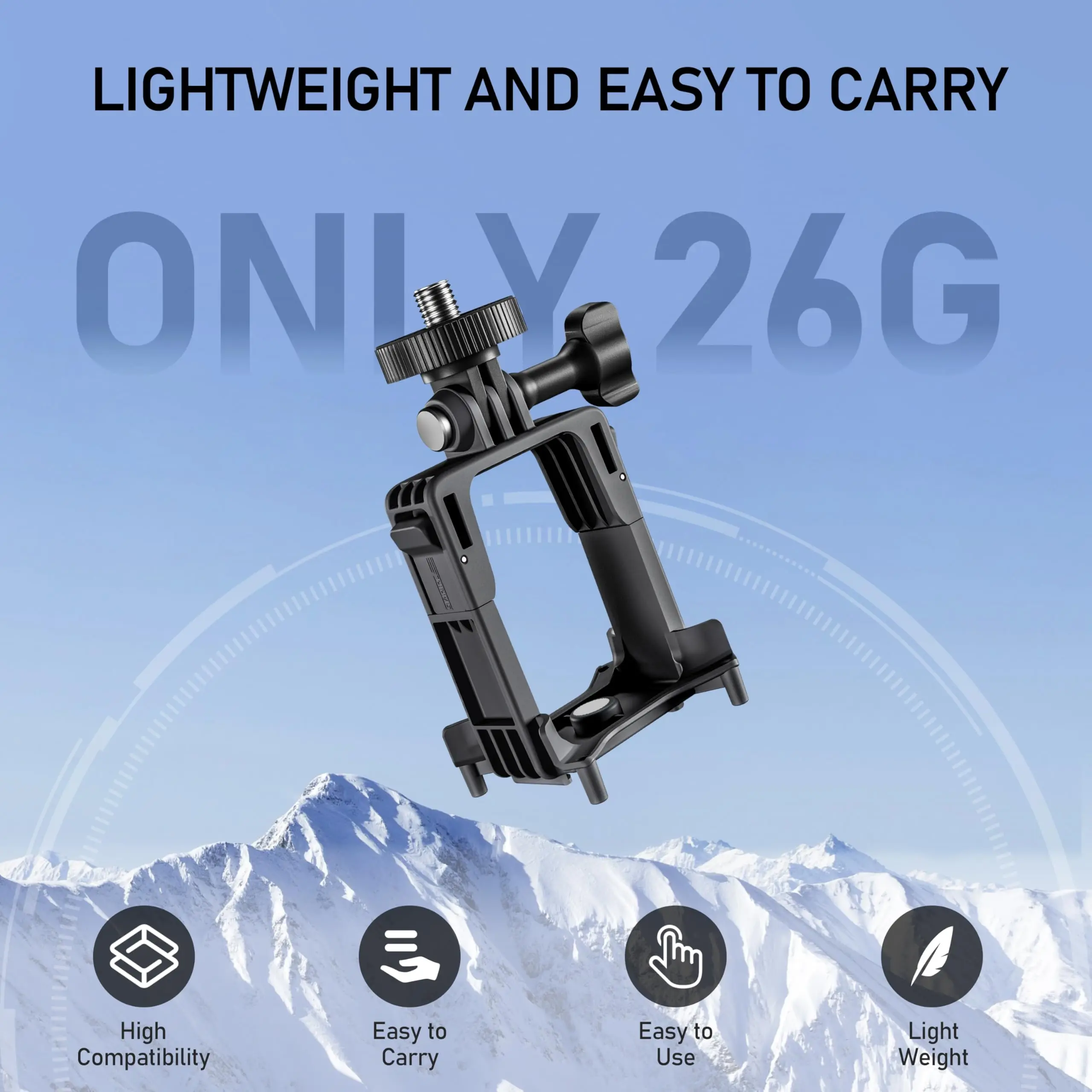 Support Lumière pour DJI Avata 2, Compatible GoPro Insta360