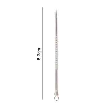 1pc Stainless Steel Blackhead Comedone Acne Blemish Extractor Remover Face Skin Care Pore Cleaner Needles Remove Tools Hot 6