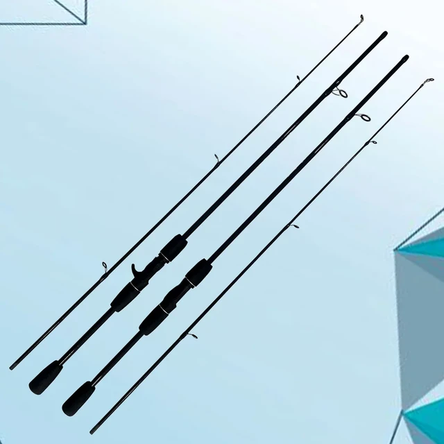 1.68m 1.8m Spinning Casting Carbon Fishing Rod 2-10g 2 Sections