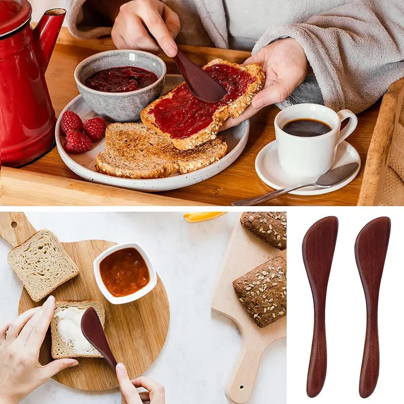 Wooden Marmalade Knife 4pcs Japan Butter spatula Cheese Cutter