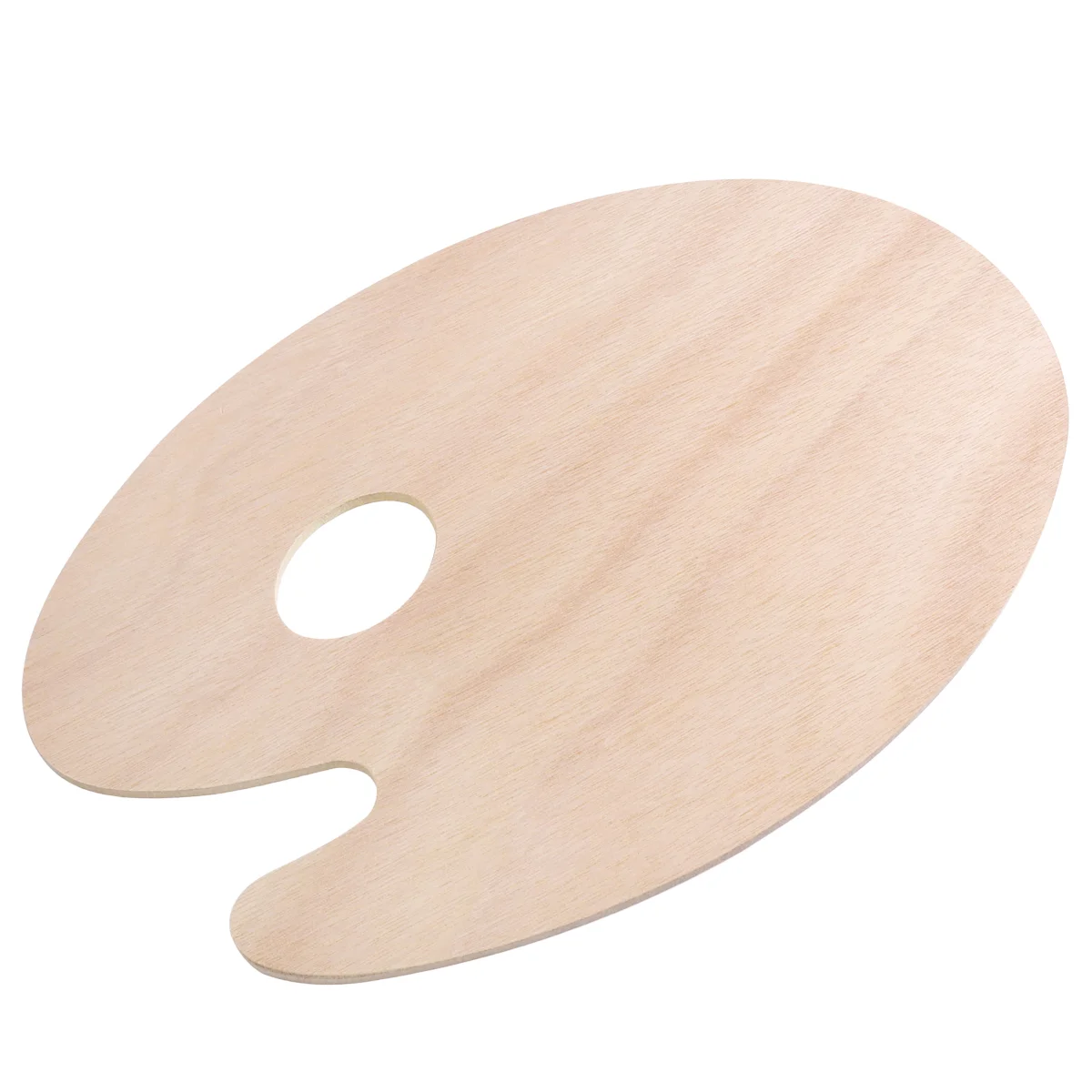 

ULTNICE Oval Shaped Wooden with Comfortable Thumb Hole for Acrylic Watercolor and Oil Paints