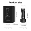 Body Hair Trimmer Rechargeable Groin Hair Trimmer Waterproof Electric Shaver with 2 Guide Comb Body Groomer for Fathers Day Gift 6