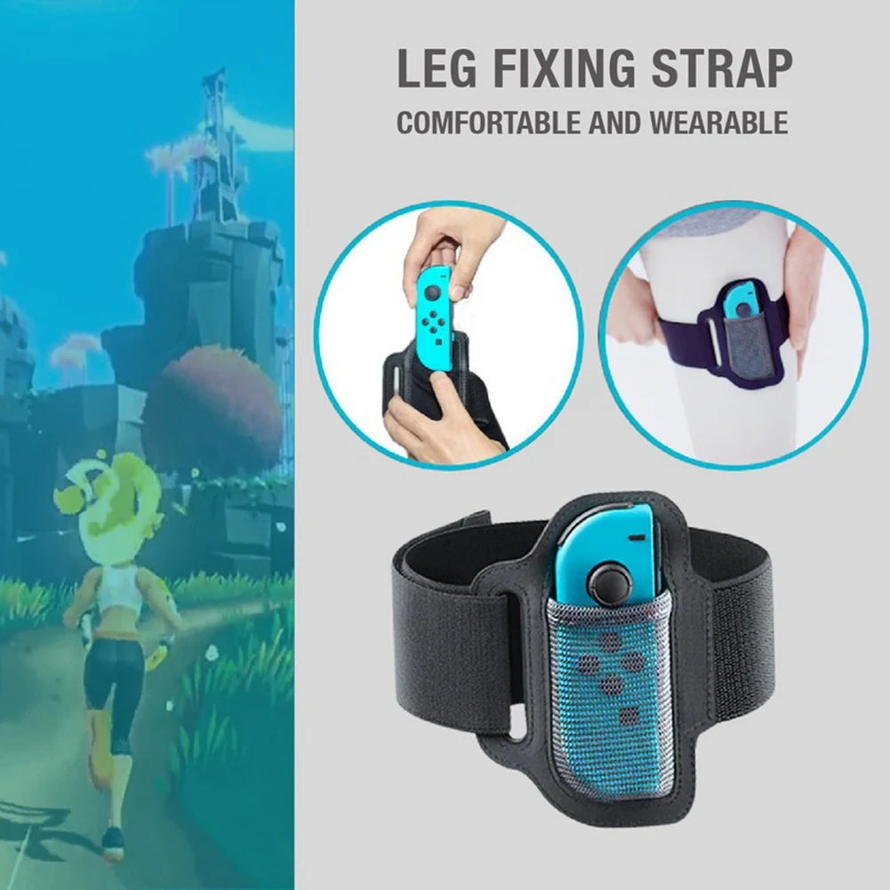 Switch Leg Straps For Switch Leg Straps Ring Fit Adventure Leg Adjustable Elastic Sports Straps Ring Adventure for Nintendo Switch