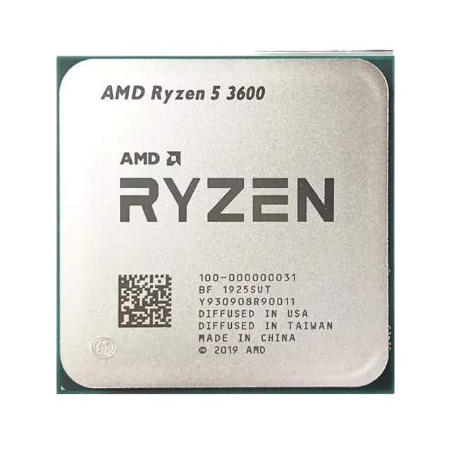AMD Ryzen 5 3600 CPU Processor New R5 3600 3.6 GHz Six-Core Twelve-Thread 100-000000031 65W Socket AM4 2