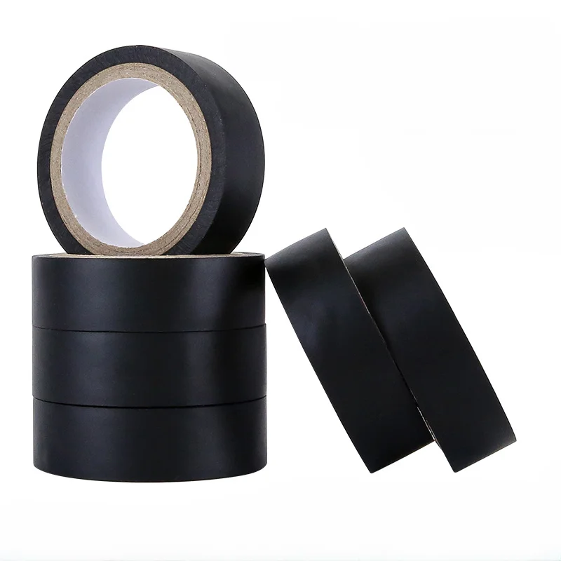 5m Black Flame Retardant Electrical Insulation Tape High Voltage 600v