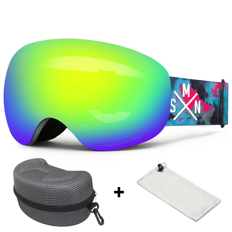 

Ski Eyewear Adult Winter Snow Sports Glasses Double-layer Anti-fog Men Women Outdoor Co-card Myopia Protection Skiing Goggles