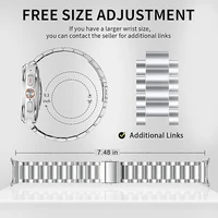 Bracelets en métal pour Samsung Galaxy watch 8/8 classique 40mm 44mm 46mm bracelet à maillons de poignet en acier inoxydable correa Galaxy watch 8 bandes 3