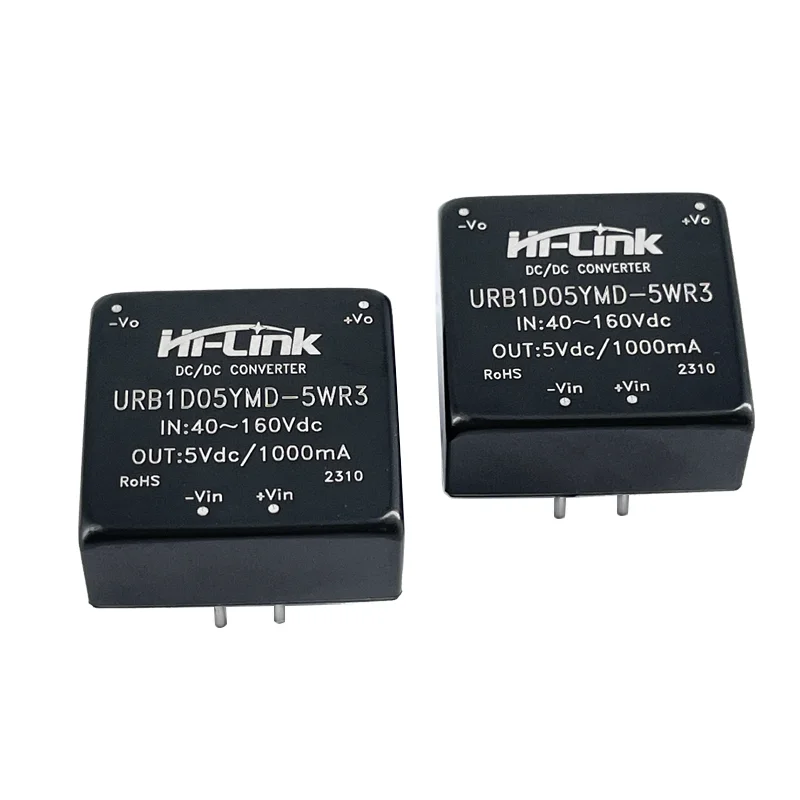 Original Hi-Link 5W 1V 1A URB1D05YMD-5WR3 URB1D12YMD-5WR3 40~160Vdc DC Output Step-Down Power Converter Module