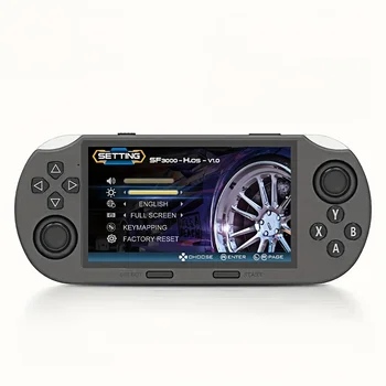 Console di Gioco Portatile SF3000 con Schermo IPS, Console Retro per Videogiochi, Regalo per Adulti, Console da Gioco, Regalo di Natale