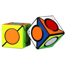 QiYi Six Spot Speed Magic Cube Strange-shape Magic Cube Professional FangYuan Puzzle Children Gift Educational Toy  Cube Puzzle