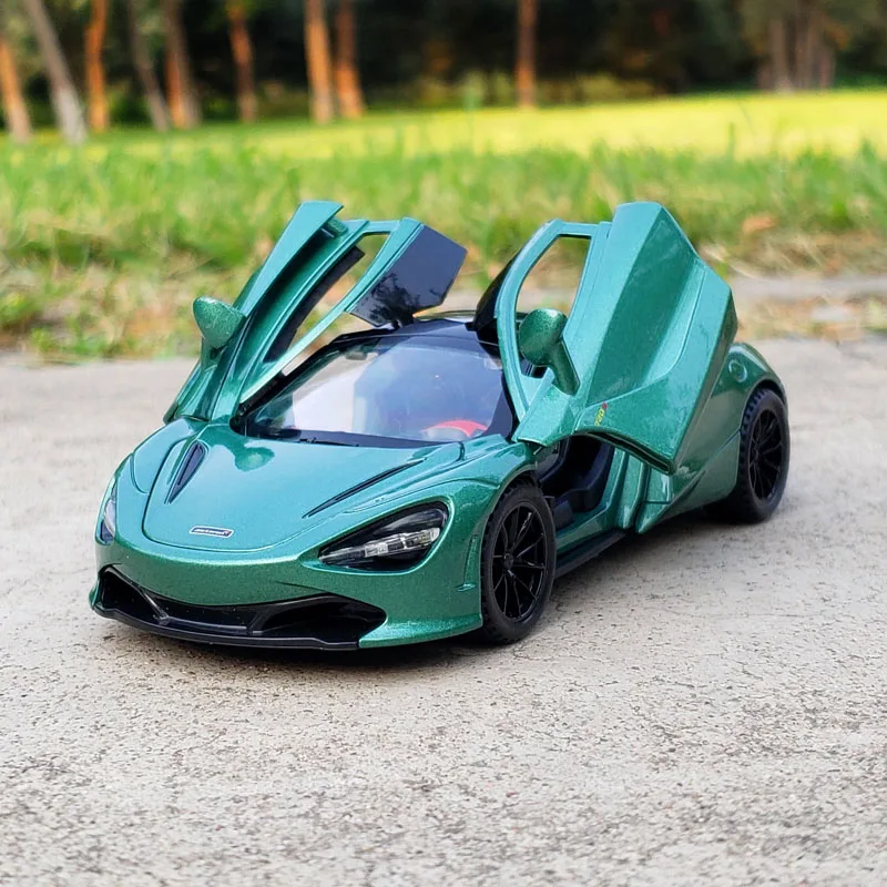 Модель автомобиля McLaren 720S из сплава в масштабе 1:32, спортивный автомобиль, ограниченная серия, металлическая модель автомобиля, коллекционная детская игрушка в подарок на день рождения